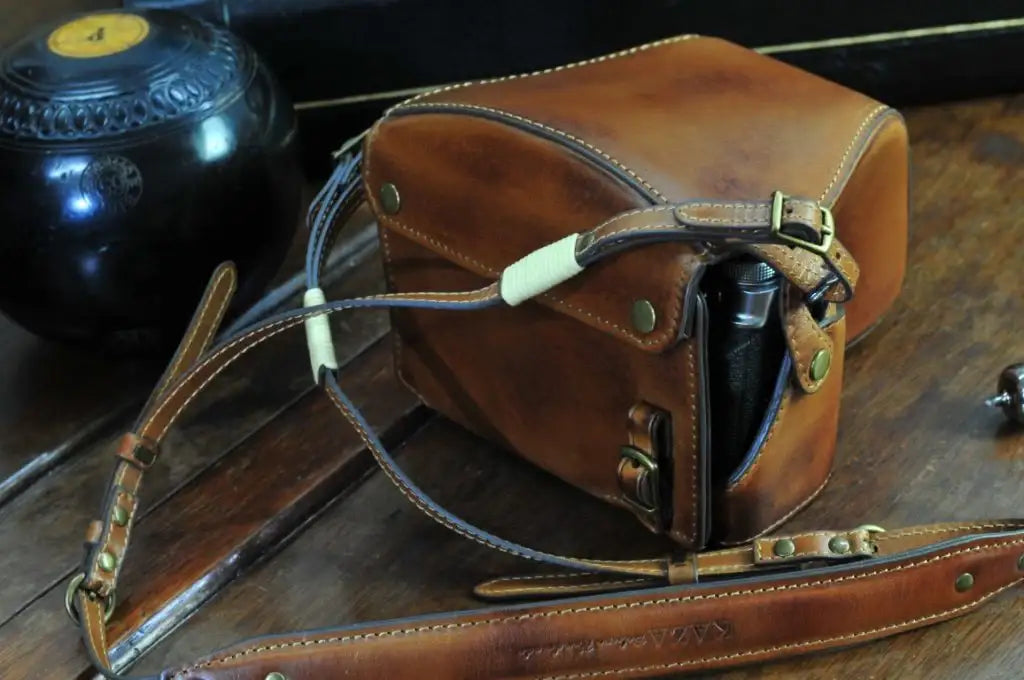 Fujifilm X T4 Leather Camera Case - kaza-deluxe