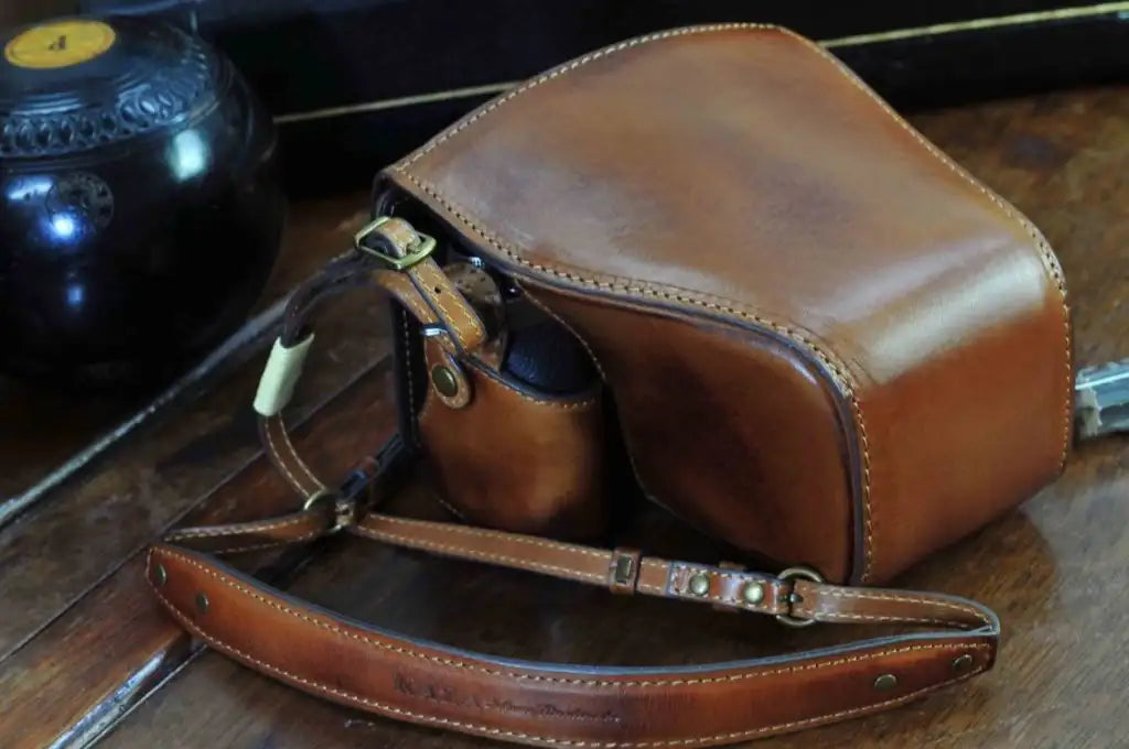Fujifilm X T4 Leather Camera Case - kaza-deluxe
