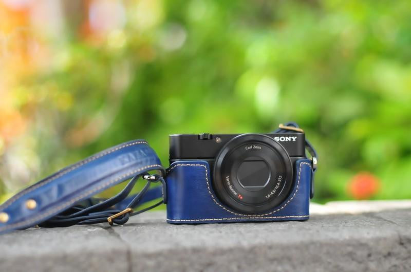 Sony RX100 Leather Camera Case - Combo Set | kaza-deluxe