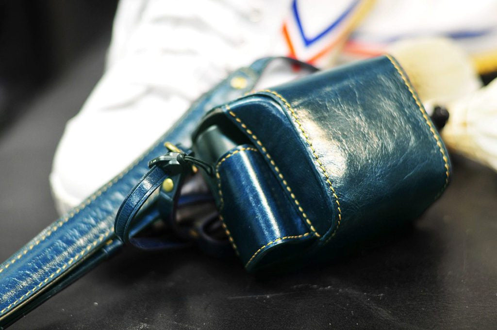 CUSTODIA IN PELLE PER TROMBA/FLICORNO SOPRANO - Foto 1