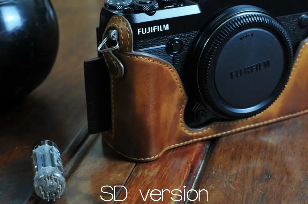 Fujifilm GFX50R Leather Camera Case - kaza-deluxe