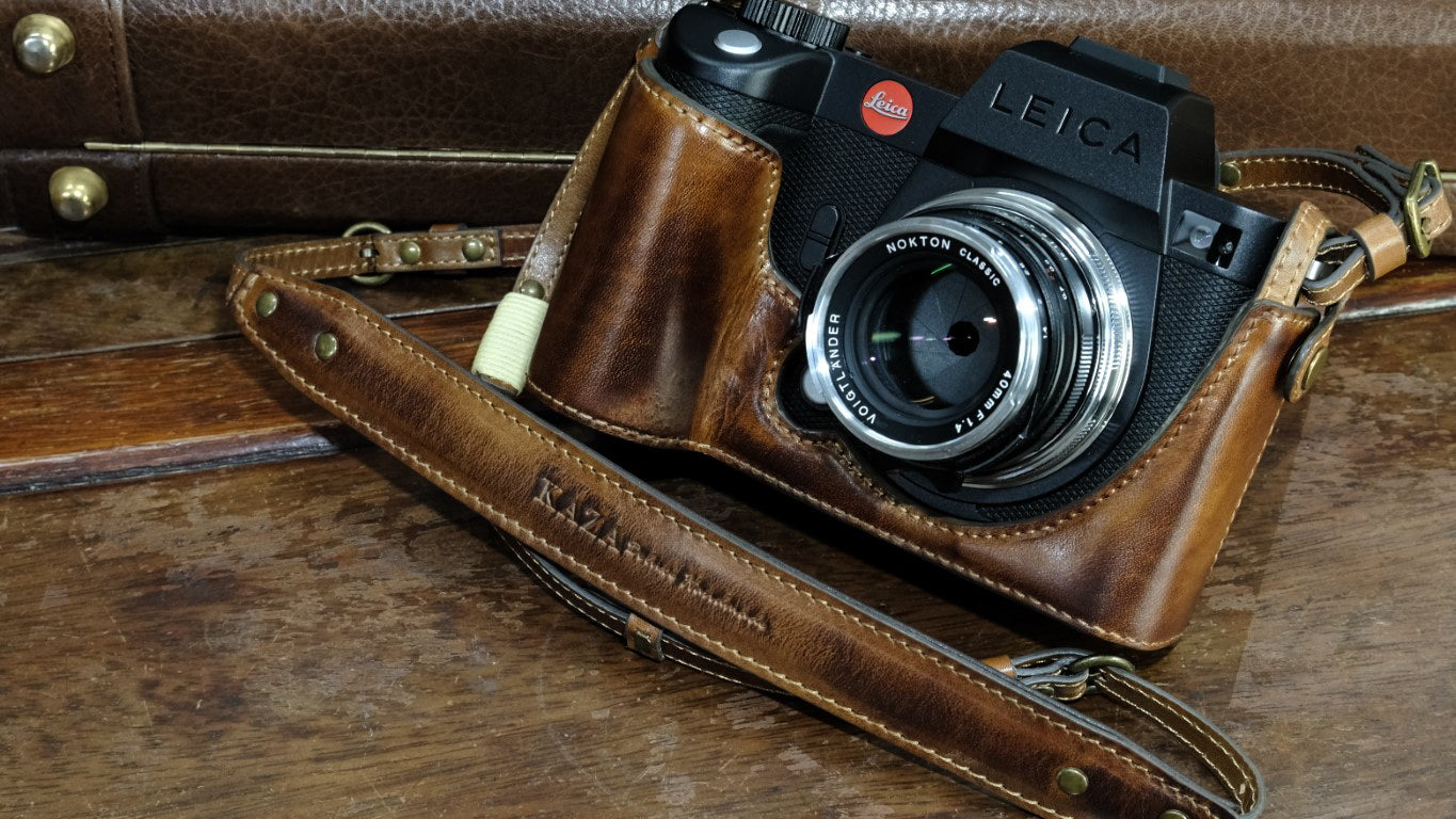 Leica SL2-S / SL2 Series Leather Case - kaza-deluxe