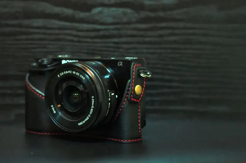 Sony A6000 Leather Camera Case - kaza-deluxe