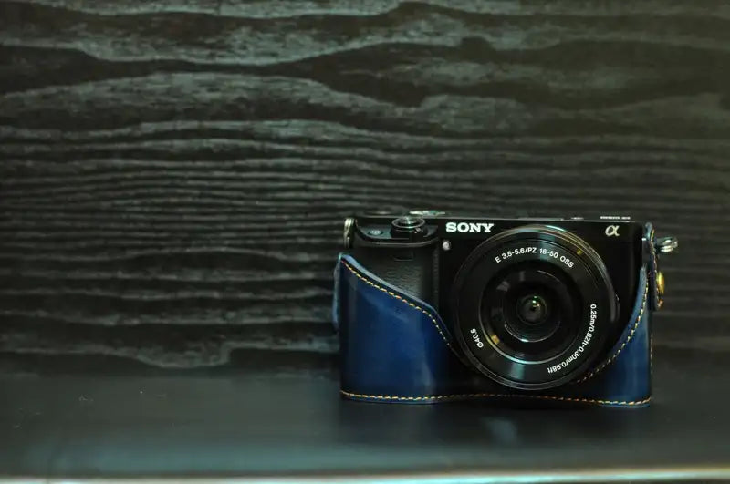 Sony A6000 Leather Camera Case - kaza-deluxe