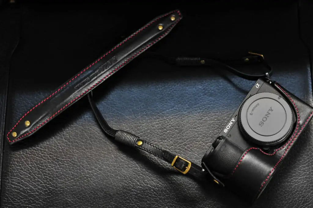 Sony A6500 Leather Camera Case - kaza-deluxe