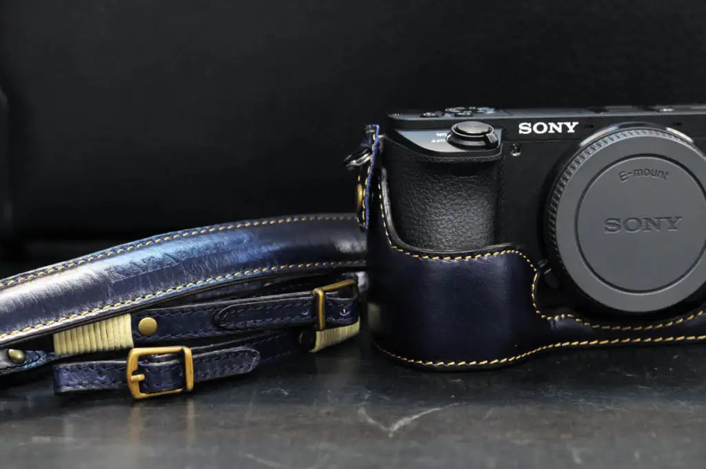Sony A6500 Leather Camera Case - kaza-deluxe