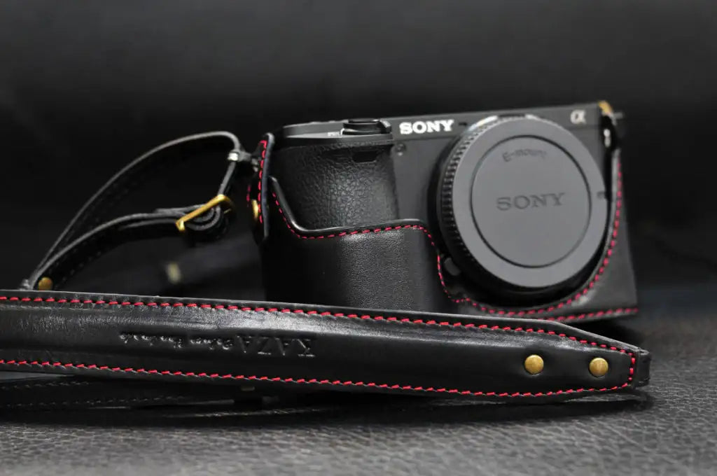 Sony A6500 Leather Camera Case - kaza-deluxe