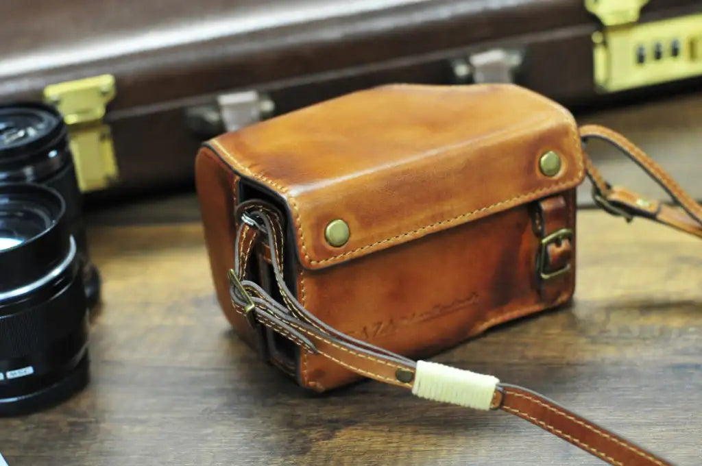 Sony A6500 Leather Camera Case - kaza-deluxe
