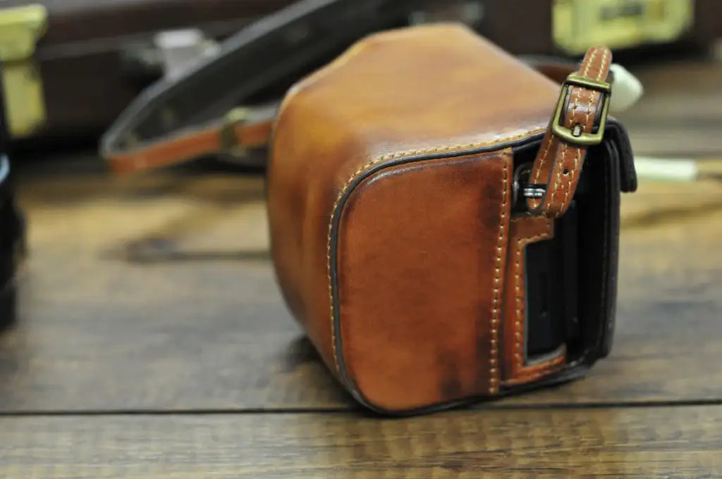 Sony A6500 Leather Camera Case - kaza-deluxe