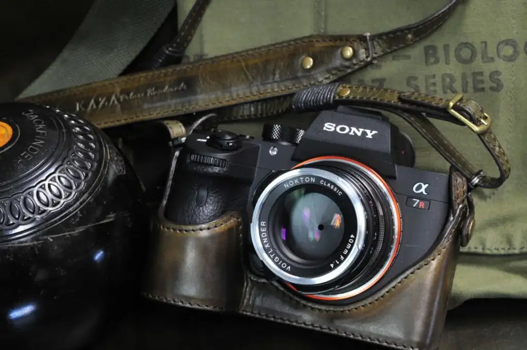 Sony A7R3 / A7III /A9 Series Leather Camera Case - kaza-deluxe