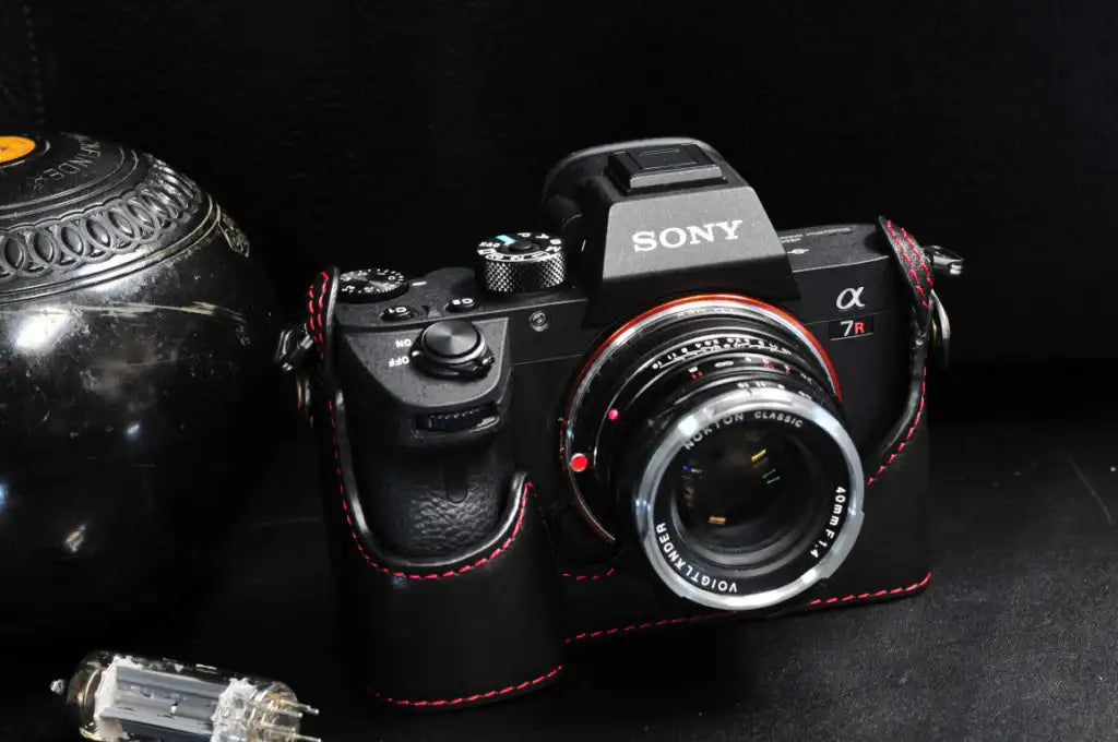Sony A7R4 Leather Camera Case - kaza-deluxe