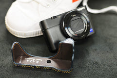 Sony RX100 VI / V / IV / M3 / M4 / M5 / M6 Series Leather Camera Case - kaza-deluxe