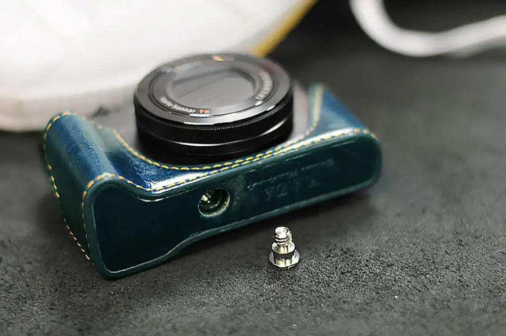 Sony RX100 VI / V / IV / M3 / M4 / M5 / M6 Series Leather Camera Case - kaza-deluxe