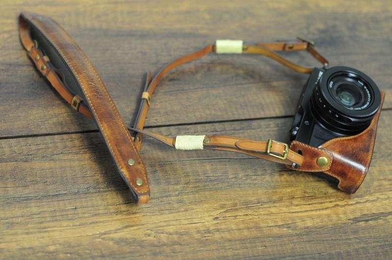 Panasonic LX100 Leather Camera Case - kaza-deluxe