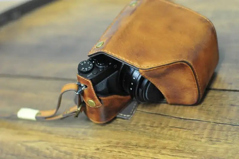 Panasonic LX100 Leather Camera Case - kaza-deluxe