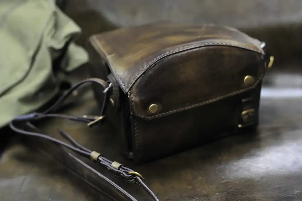 Fujifilm X H1 Leather Camera Case - Combo Set - kaza-deluxe
