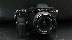 FUJIFILM X - S10 SERIES Leather Camera Case - kaza-deluxe
