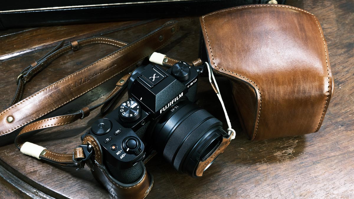 FUJIFILM X - S10 SERIES Leather Camera Case | kaza-deluxe