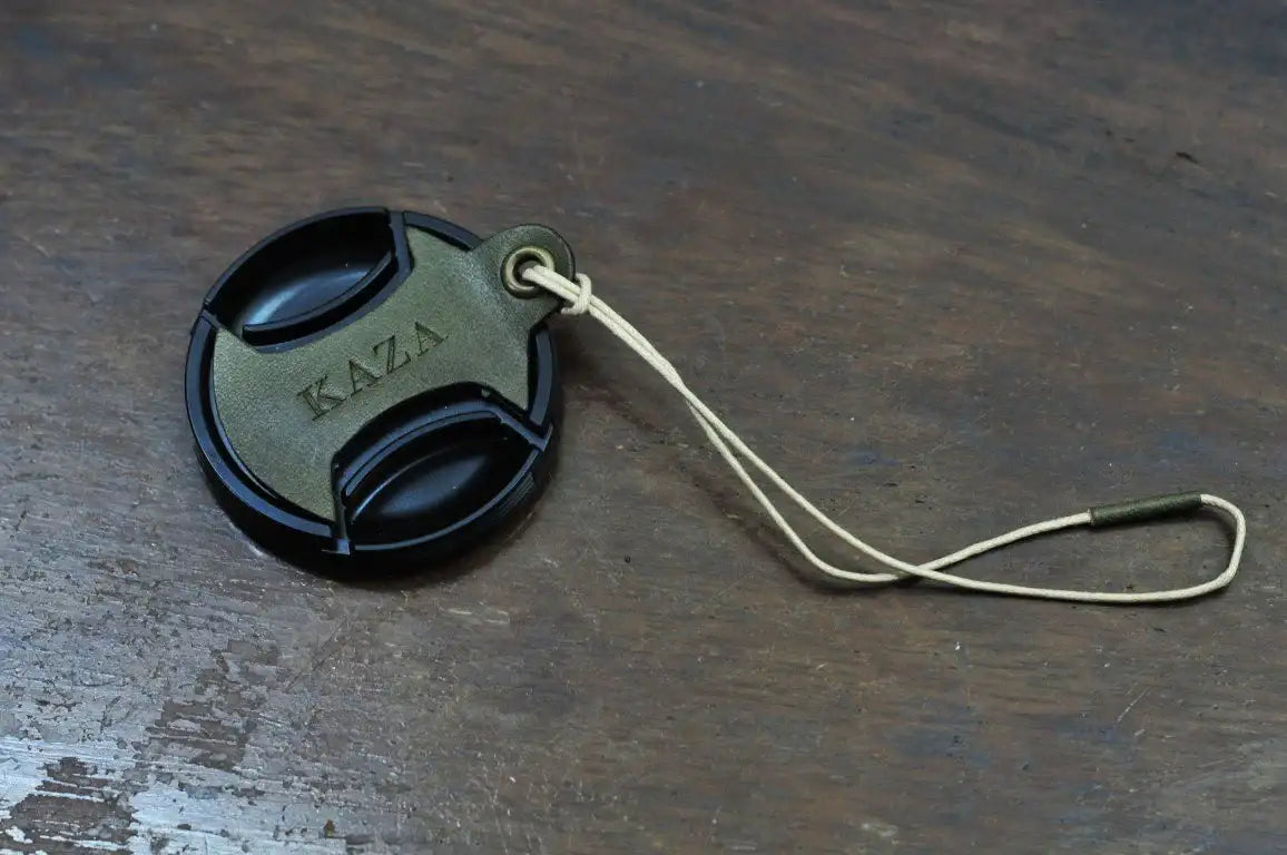 Leather Lens Cap Sticker - kaza-deluxe