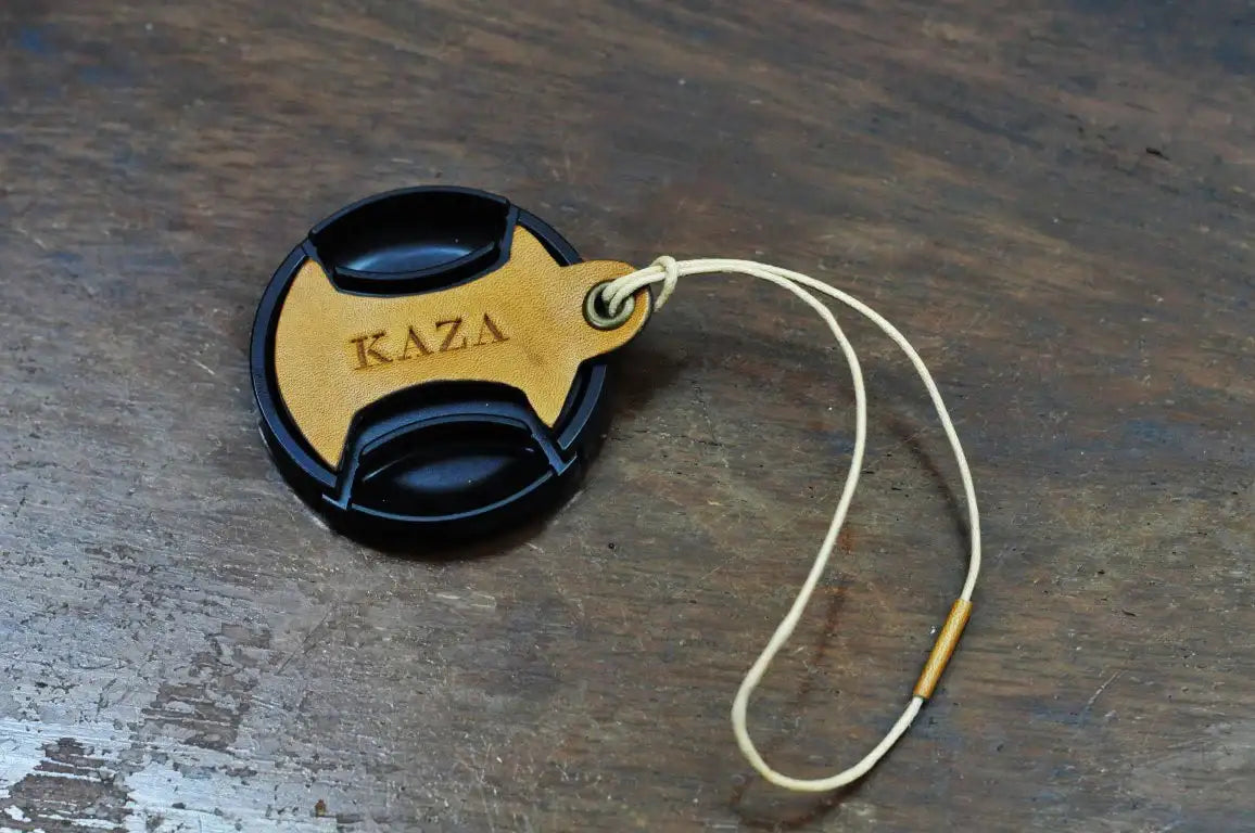 Leather Lens Cap Sticker - kaza-deluxe