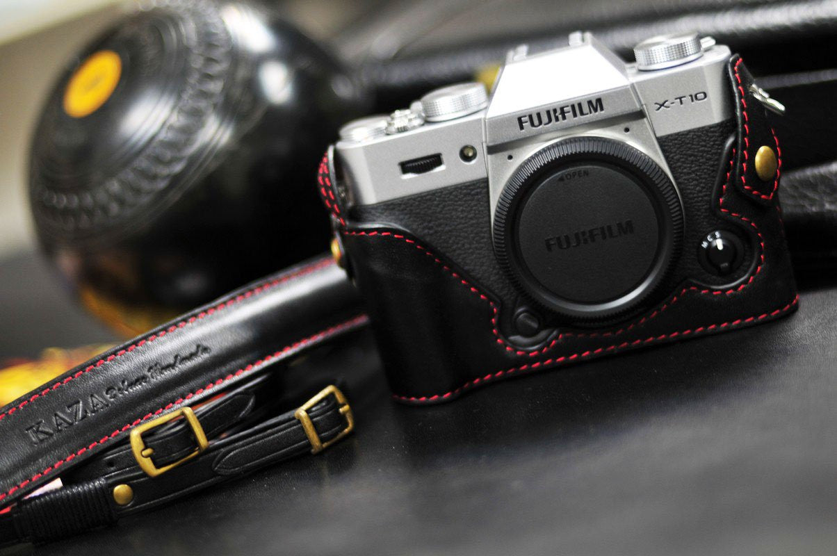 Fujifilm X T20 Leather Camera Case - kaza-deluxe