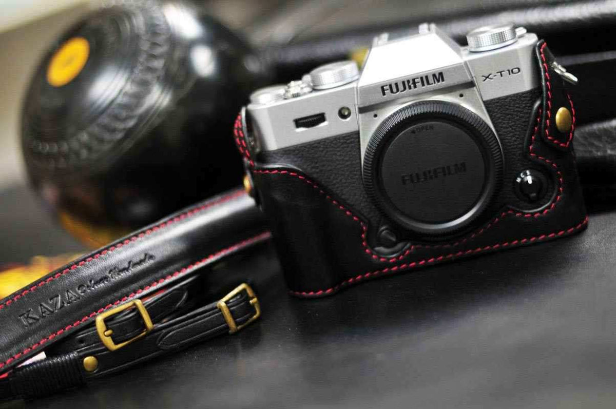 Fujifilm X T20 Leather Camera Case - Combo