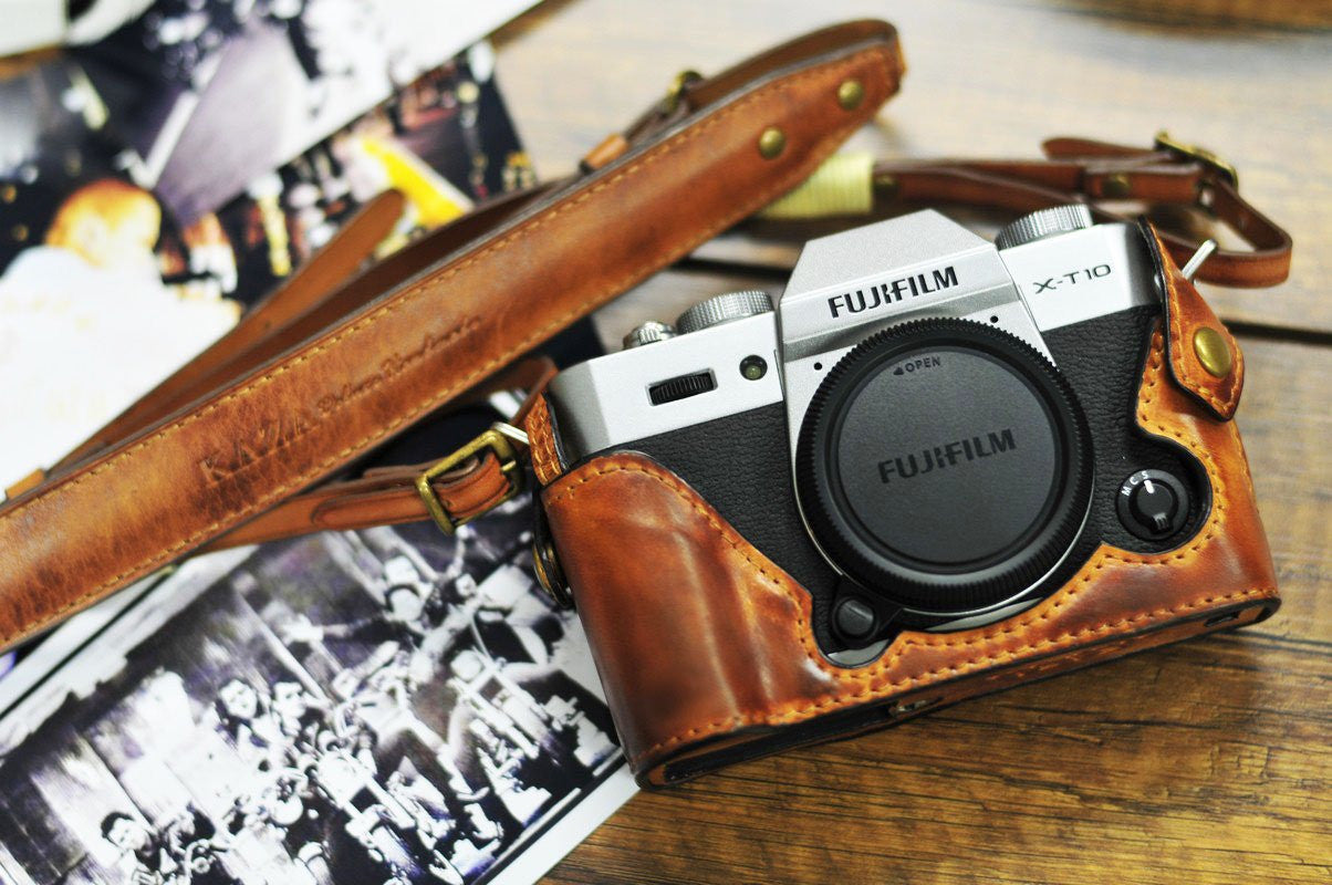 Fujifilm X T20 Leather Camera Case - kaza-deluxe