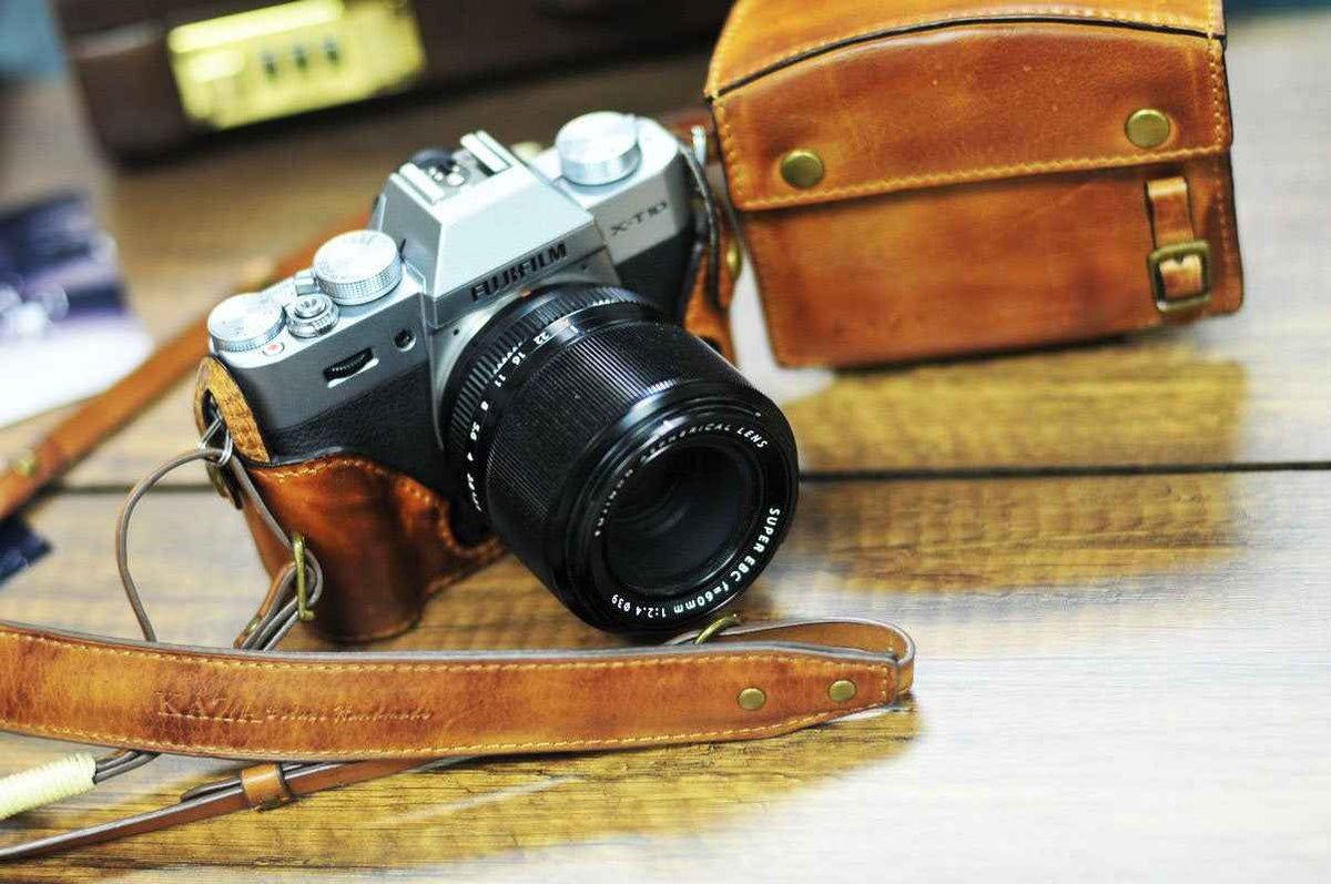 Fujifilm X T20 Leather Camera Case - Brown