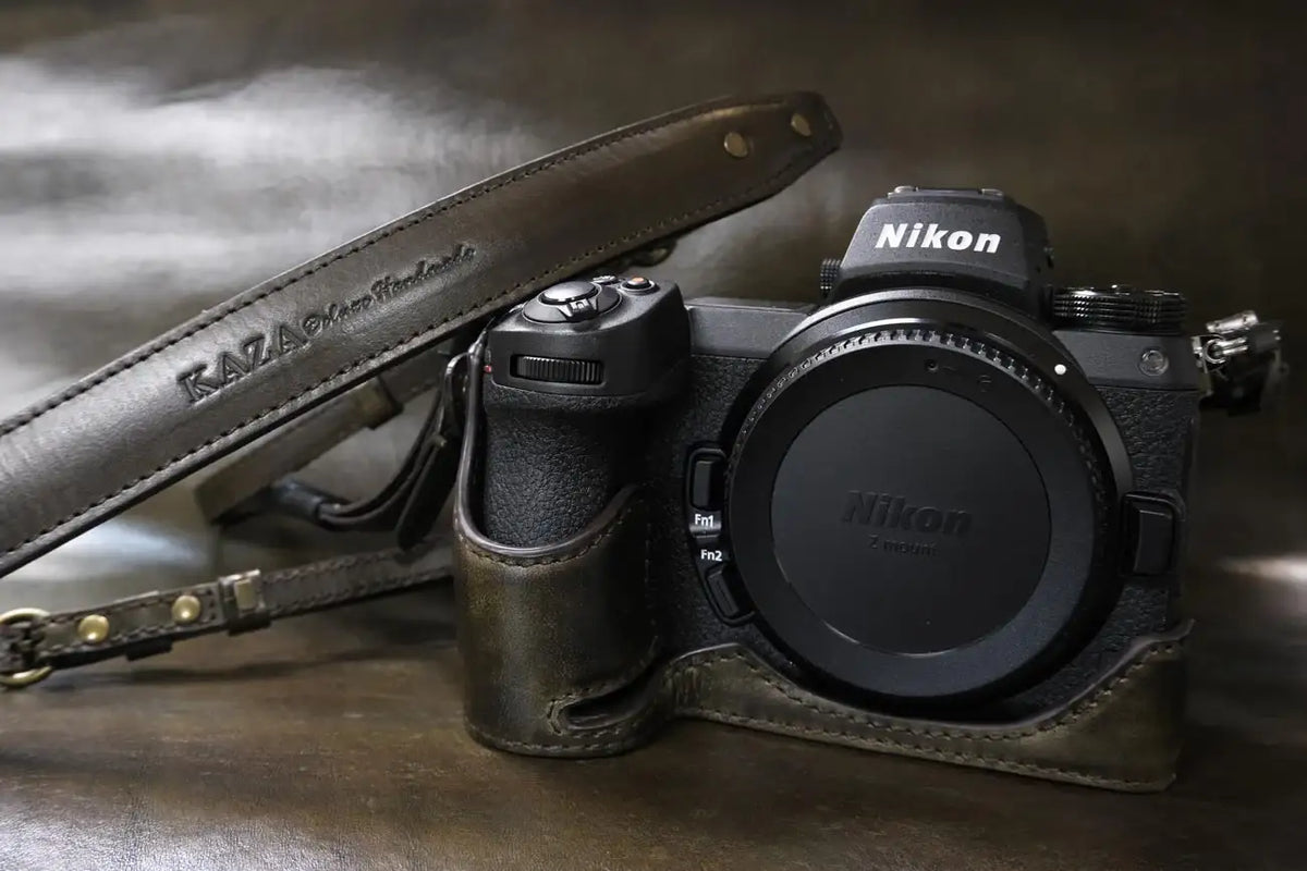 NIKON Z5/Z6/Z7/Z6II/Z7II SERIES - Half Case + Strap - kaza-deluxe