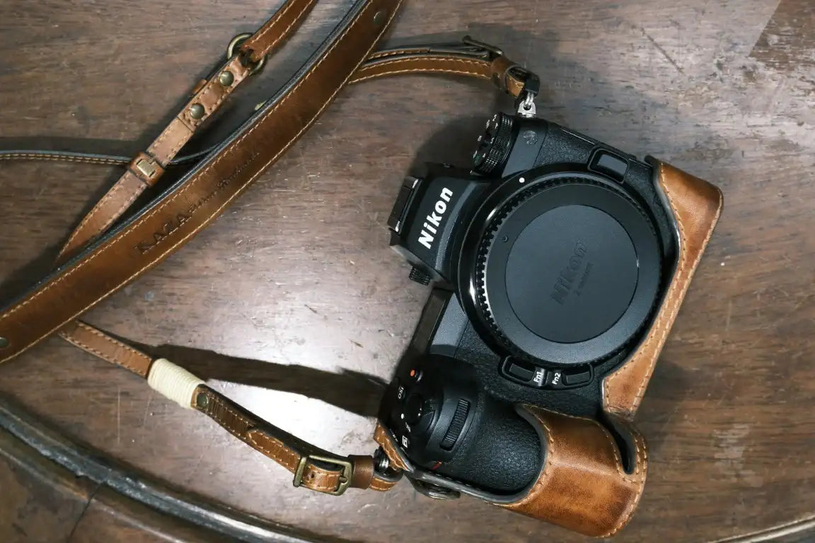 NIKON Z5/Z6/Z7/Z6II/Z7II SERIES - Half Case + Strap - kaza-deluxe