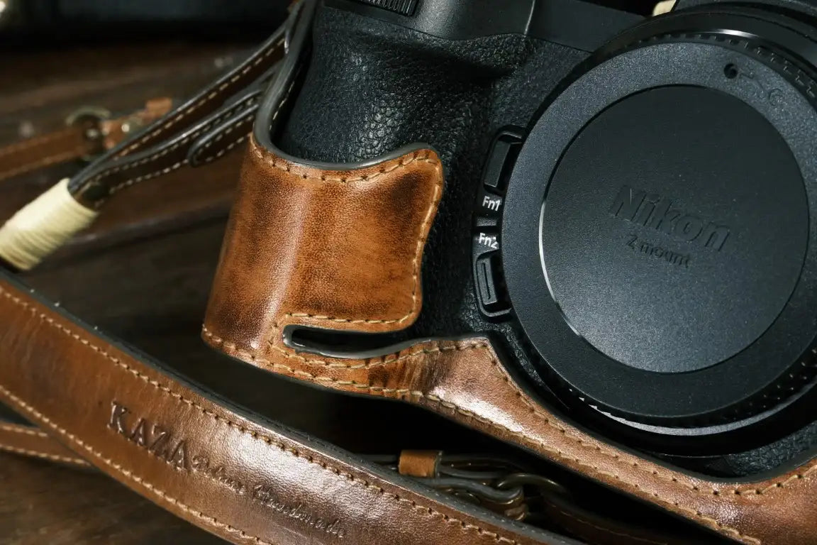 NIKON Z5/Z6/Z7/Z6II/Z7II SERIES - Half Case + Strap - kaza-deluxe
