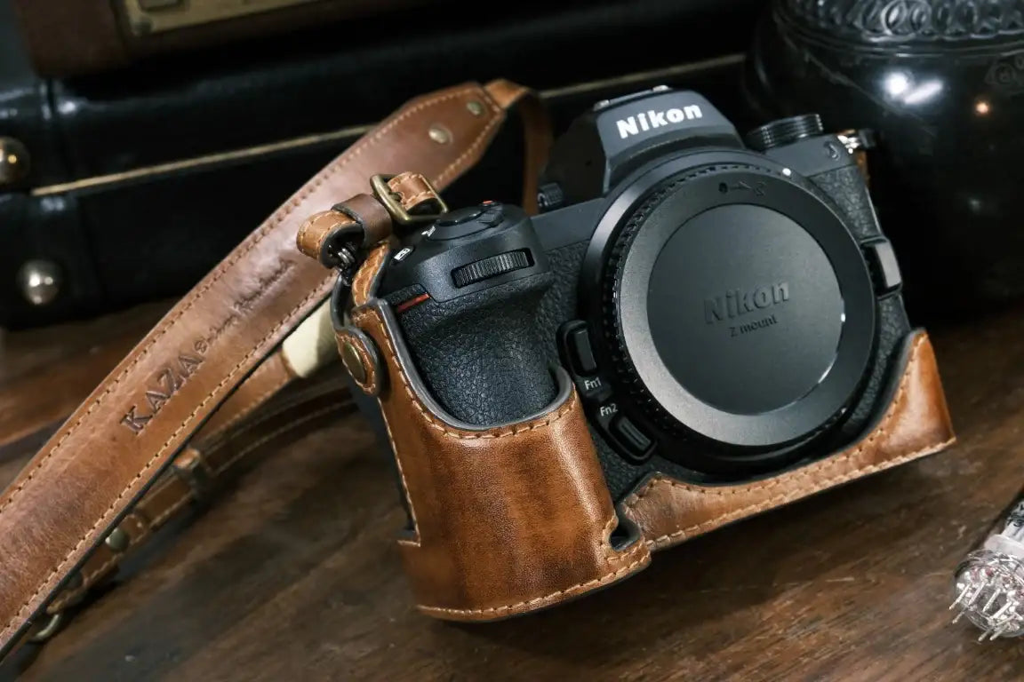 NIKON Z5/Z6/Z7/Z6II/Z7II SERIES - Half Case + Strap - kaza-deluxe