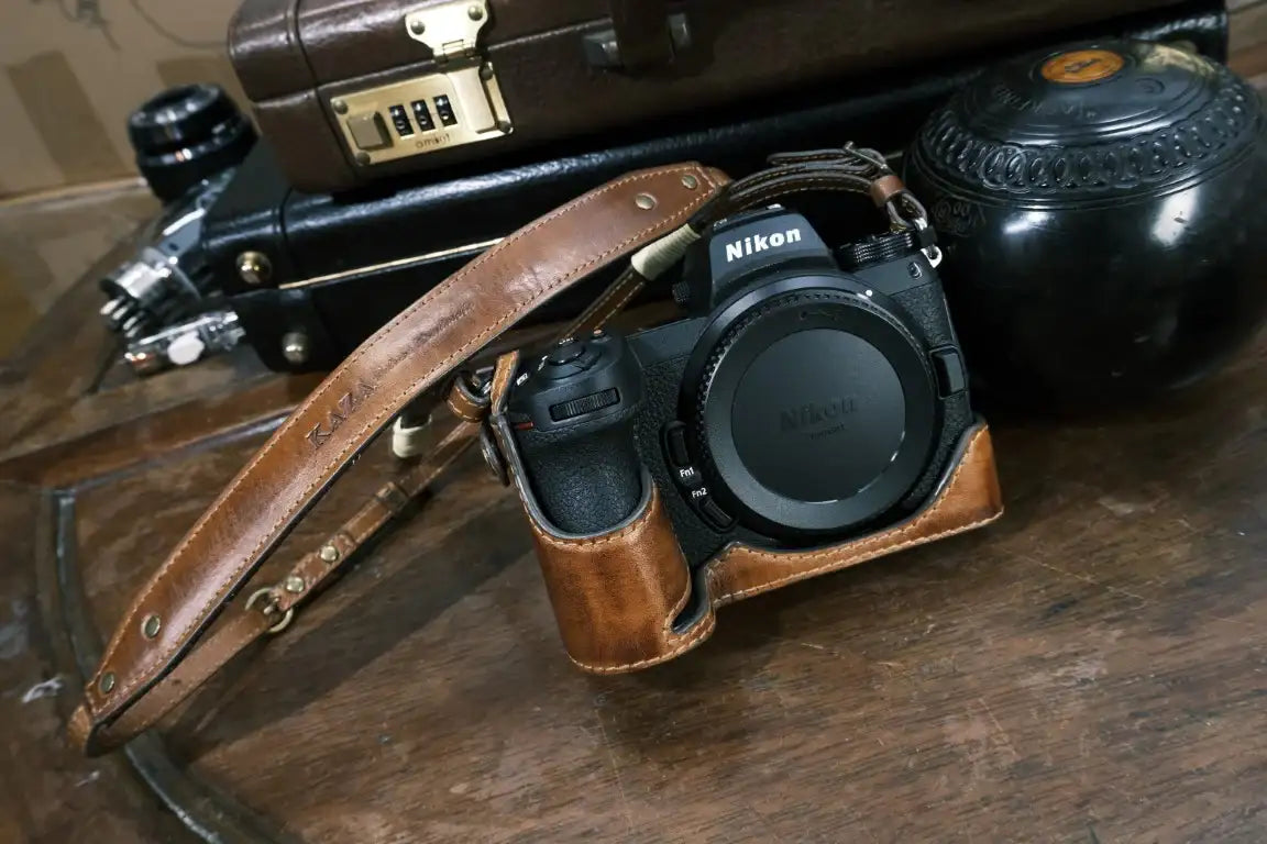 NIKON Z5/Z6/Z7/Z6II/Z7II SERIES - Half Case + Strap - kaza-deluxe
